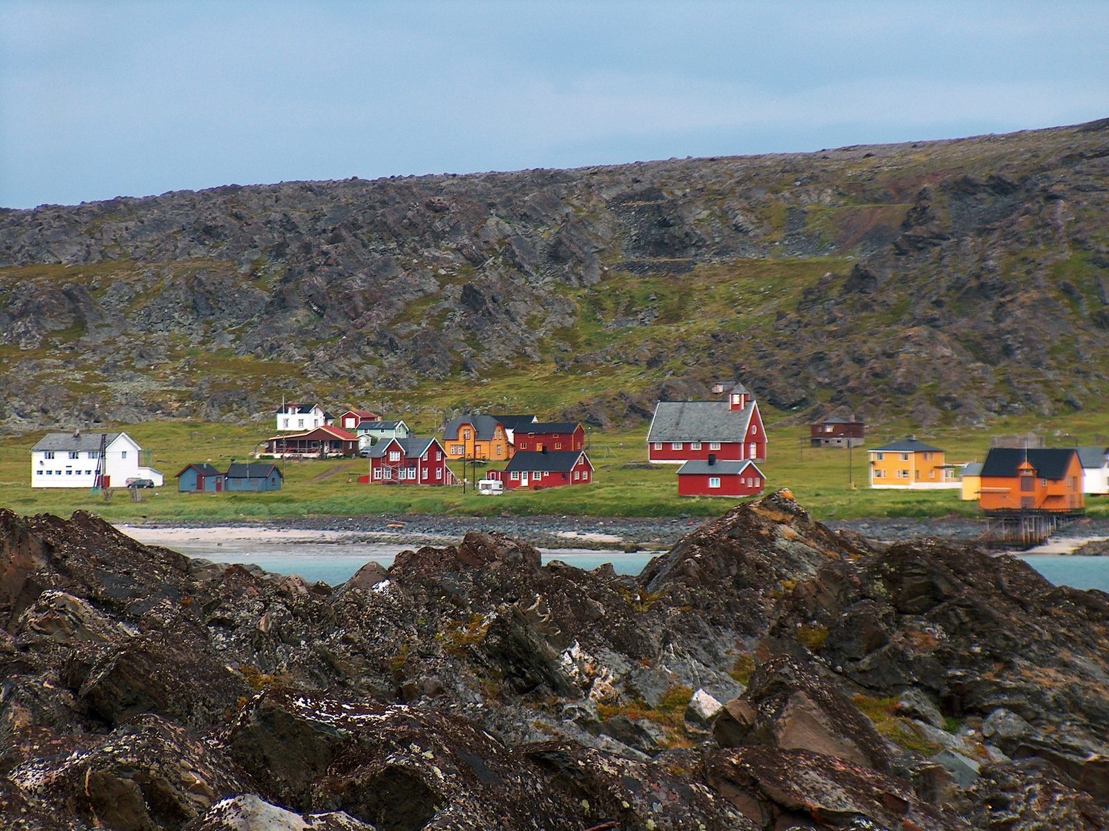 Kysten ved Hamningberg nær Vardø